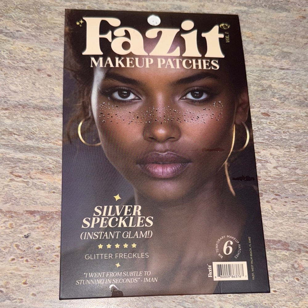NEW Fazit Silver Speckles Makeup Patches